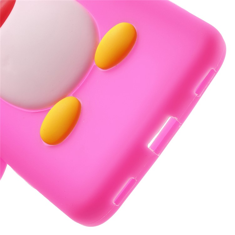 3D Penguin Silicone Case Accessory for Huawei Honor 5c / GT3 - Rose-6