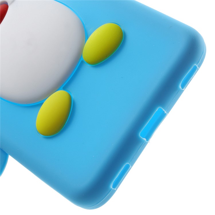 3D Penguin Silicone Gel Case Shell for Huawei Honor 5c / GT3 - Blue-5