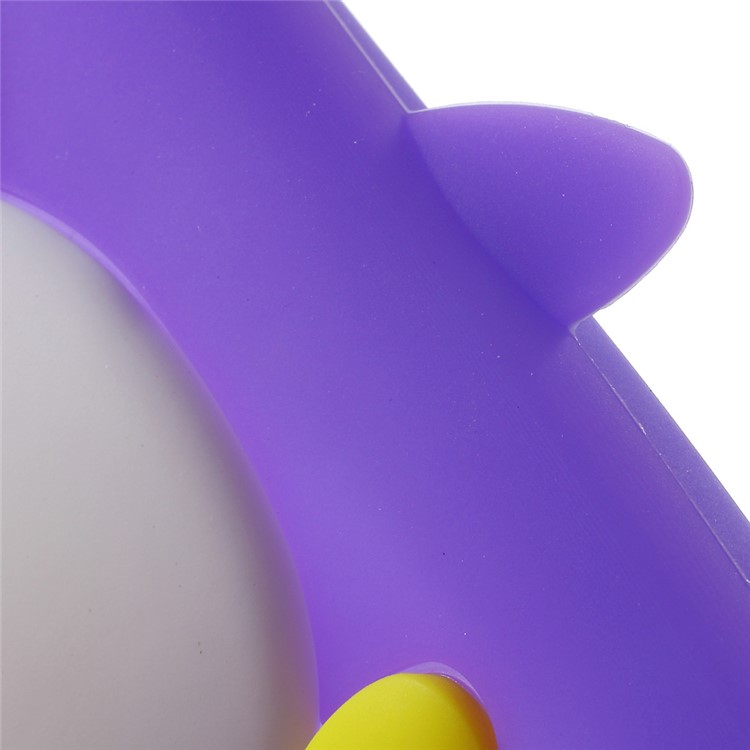 3D Penguin Silicone Phone Case for Huawei Honor 5c / GT3 - Purple-6