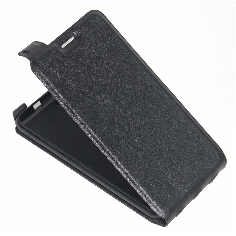 Crazy Horse Vertical Leather Card Holder Case for Huawei Y6II / Honor 5A - Black-4