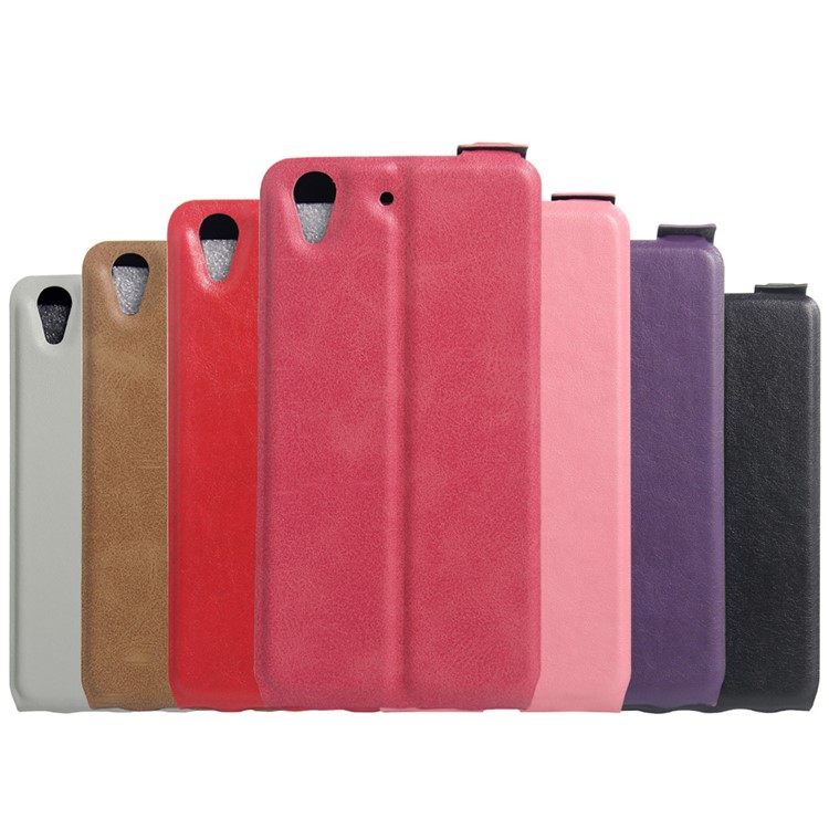 Crazy Horse Vertical Leather Card Holder Case for Huawei Y6II / Honor 5A - Black-6
