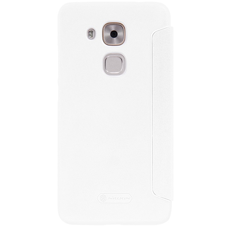 NILLKIN Sparkle Series Smart View Leather Cover for Huawei nova plus/ G9 Plus/ Maimang 5 - White-2