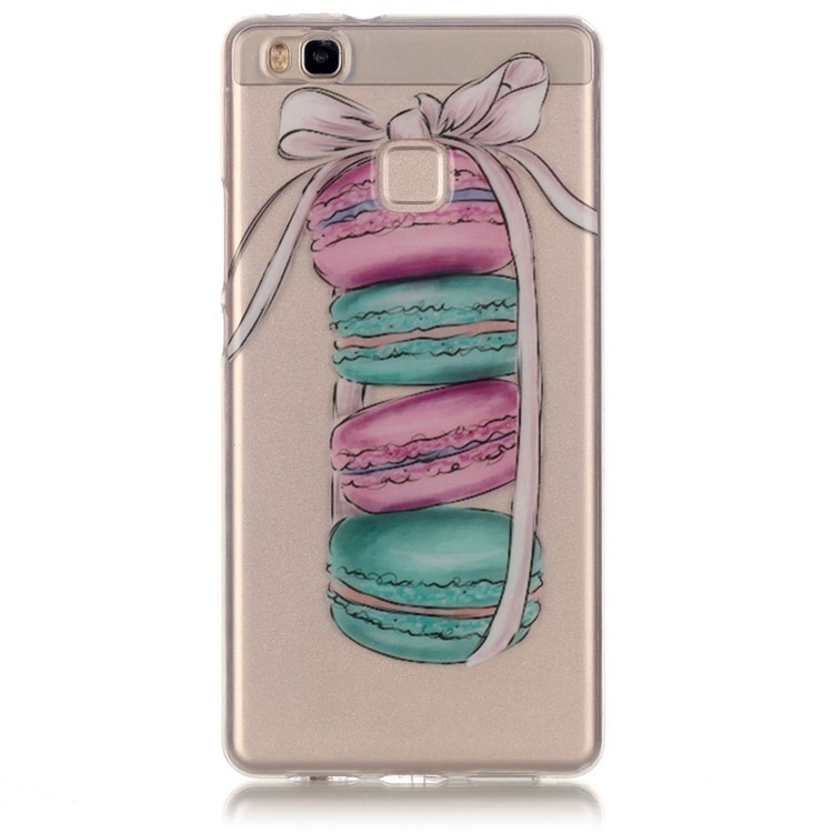 Clear IMD TPU Shell Case for Huawei P9 Lite / G9 Lite - Macarons-1