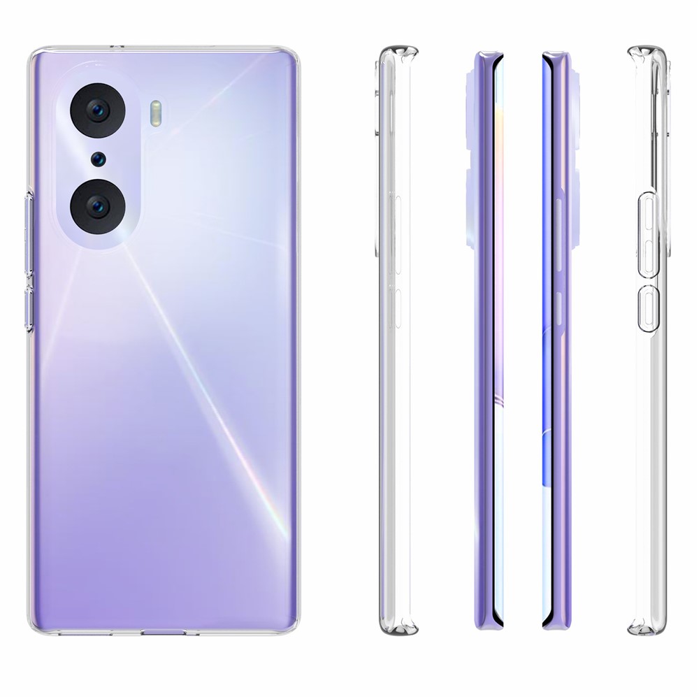 10Pcs/Pack Inner Watermark-resistant Clear Soft TPU Phone Protective Case Cover for Honor 60-6