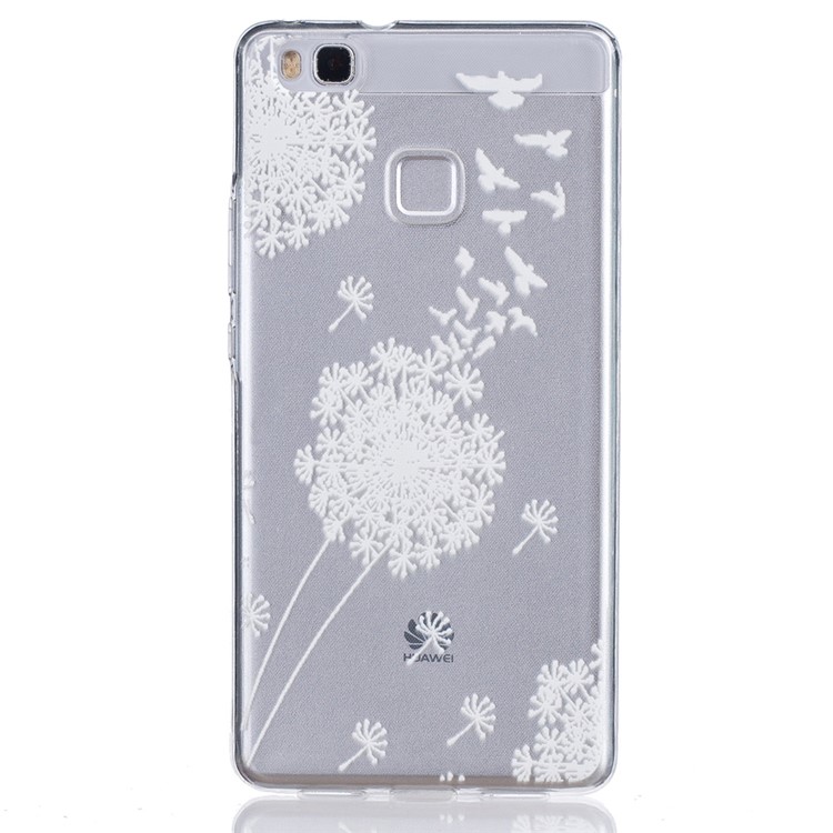 Embossed Thin TPU Shell Case for Huawei P9 Lite / G9 Lite - Dandelion and Birds-1