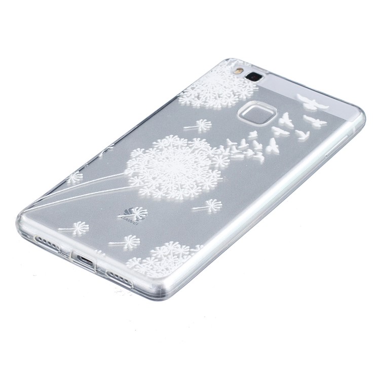 Embossed Thin TPU Shell Case for Huawei P9 Lite / G9 Lite - Dandelion and Birds-2