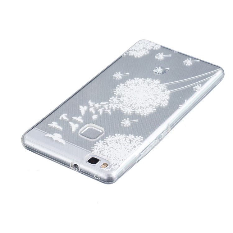Embossed Thin TPU Shell Case for Huawei P9 Lite / G9 Lite - Dandelion and Birds-3