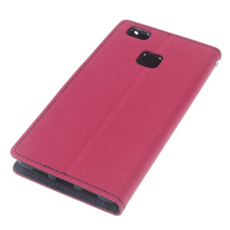 MERCURY GOOSPERY Fancy Diary Leather Wallet Cover for Huawei P9 Lite / G9 Lite - Rose-5