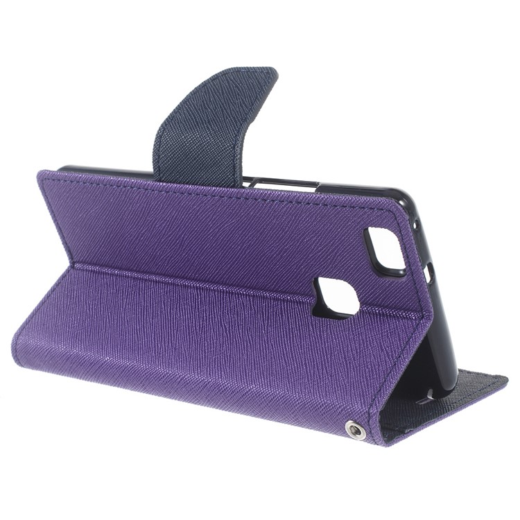 MERCURY GOOSPERY for Huawei P9 Lite / G9 Lite Fancy Diary Leather Case - Purple-3