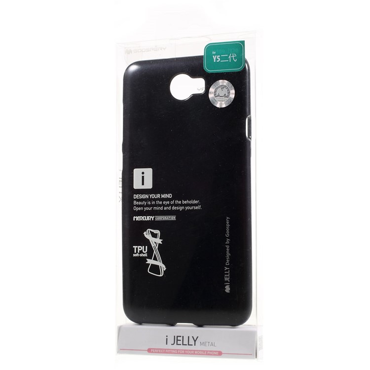 MERCURY GOOSPERY i JELLY TPU Case for Y5II / Y5 II - Black-6