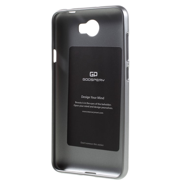 MERCURY GOOSPERY i JELLY TPU Back Case for Y5II / Y5 II - Grey-2