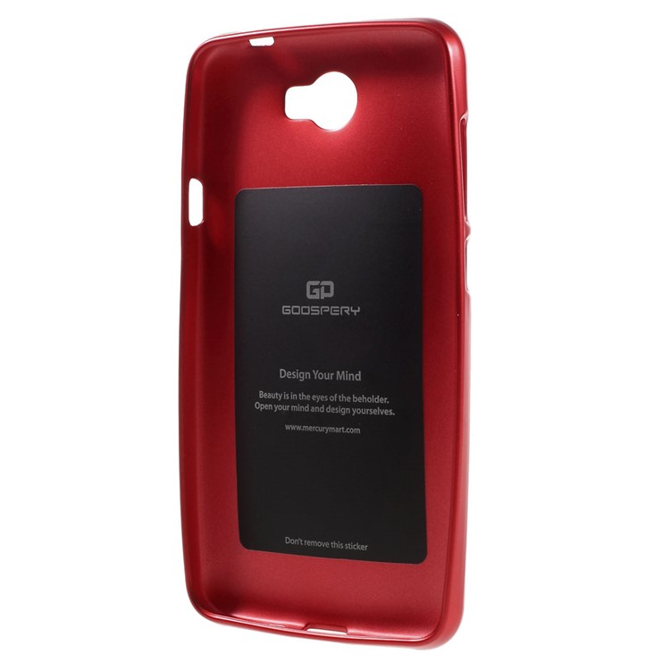MERCURY GOOSPERY i JELLY TPU Case for Y5II / Y5 II - Red-2
