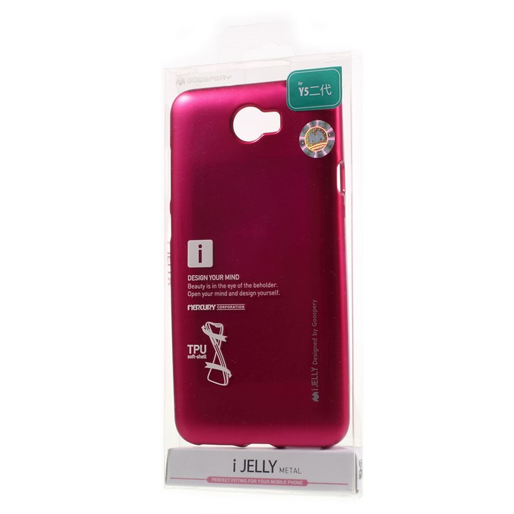 MERCURY GOOSPERY i JELLY TPU Phone Case for Y5II / Y5 II - Rose-6