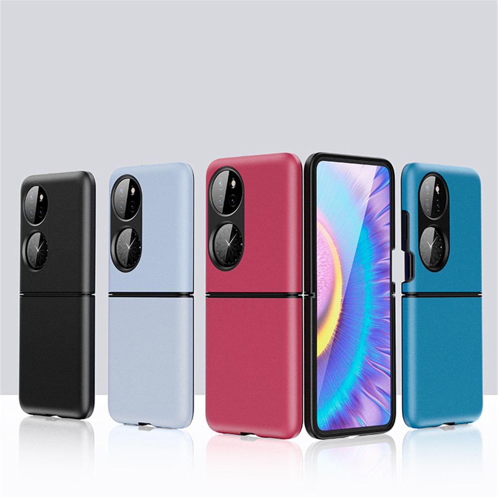 Ultra Thin Matte Hybrid TPU + PC Anti-Fingerprint Shockproof Phone Case for Huawei P50 Pocket - Black-8