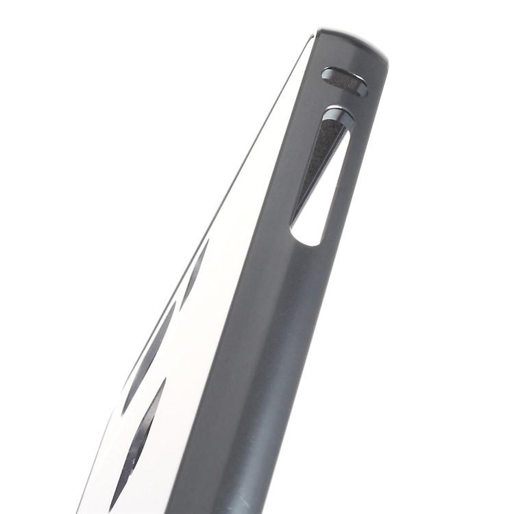 Slide-on Aluminum Alloy Frame PC Back Case for Huawei P9 Plus - Black-5
