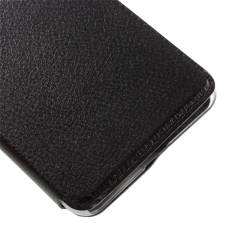 View Window Leather Stand Case for Huawei Y5II/Y5 II - Black-7