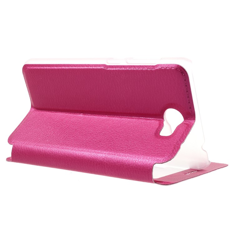 Flip Leather Stand View Window Case for Huawei Y5II/Y5 II - Rose-5