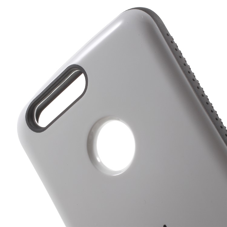 IFACE MALL PC + TPU Hybrid Cover for Huawei Honor 8 - White-4