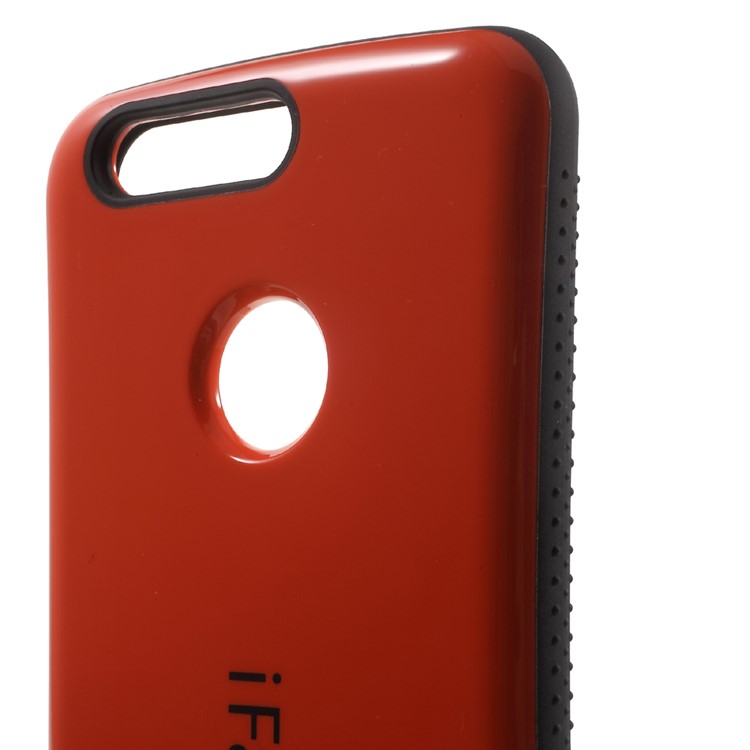 IFACE MALL PC + TPU Hybrid Shell for Huawei Honor 8 - Red-4