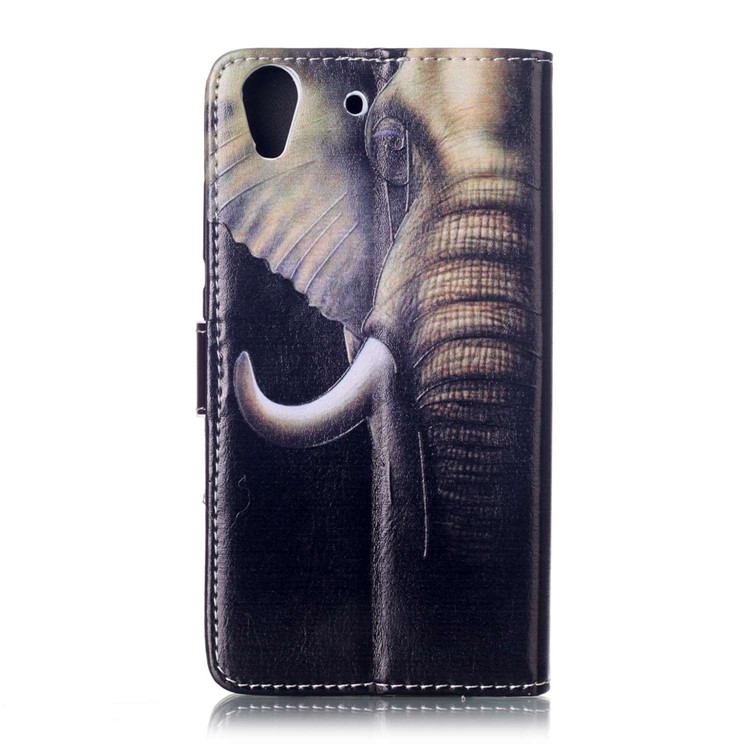Embossed Wallet Leather Stand Case for Huawei Y6 II / Honor 5A - Elephant Pattern-2