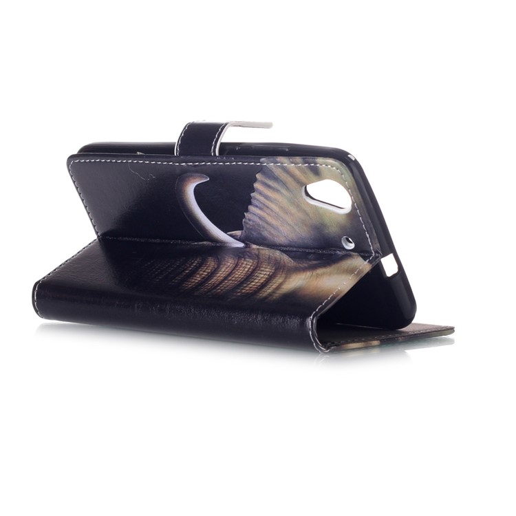 Embossed Wallet Leather Stand Case for Huawei Y6 II / Honor 5A - Elephant Pattern-3