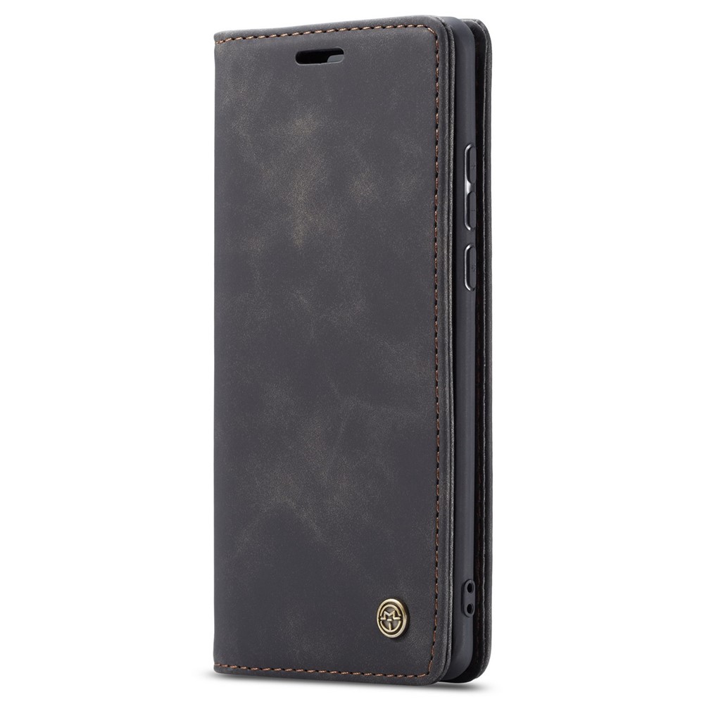 CASEME 013 Series for Huawei P40 Pro Foldable Stand PU Leather Cover Wallet Phone Case - Black-9