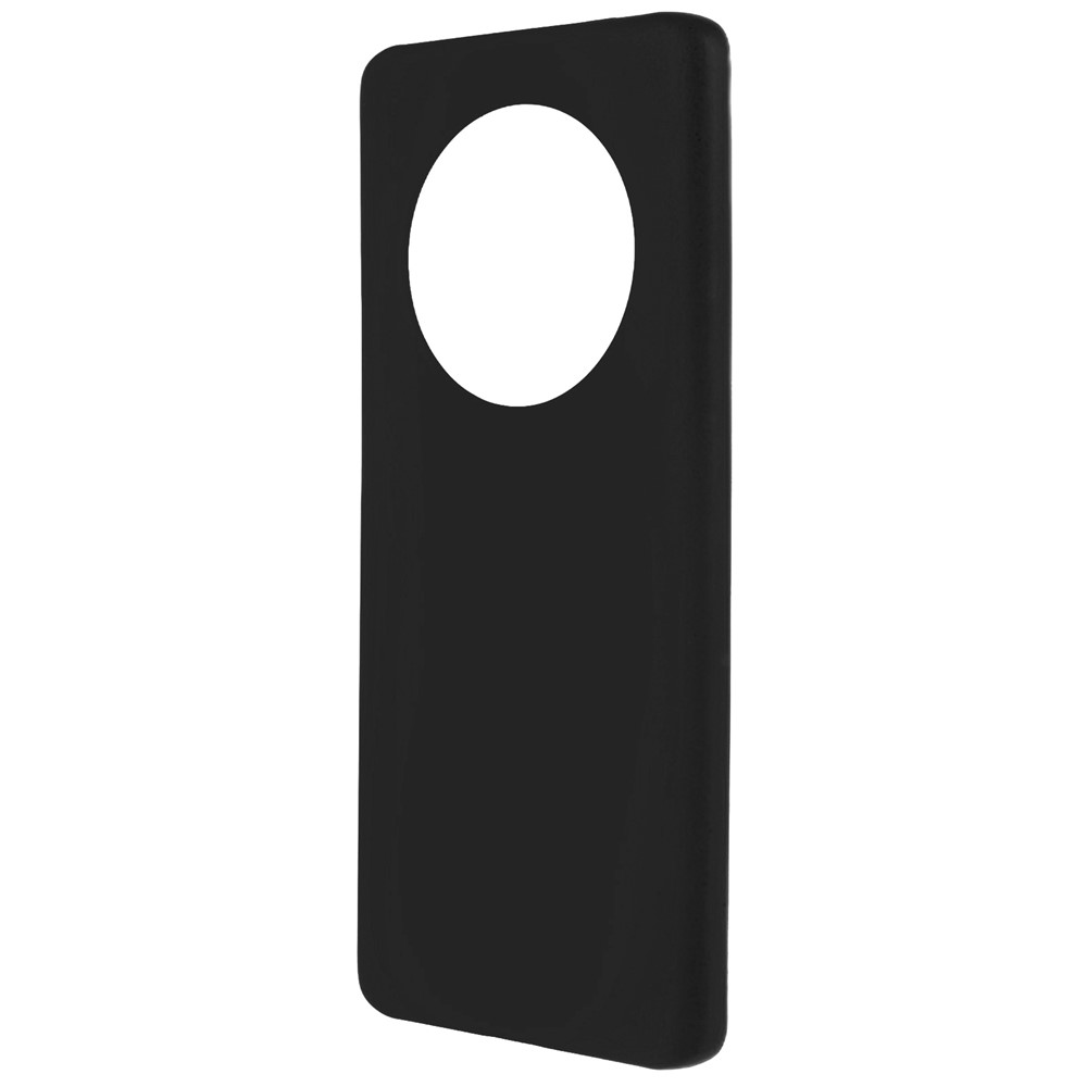 For Honor Magic4 Glossy Surface Rubberized Finish Hard PC Back Case Anti-drop Phone Cover - Black-2