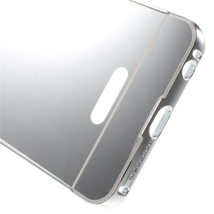 Sliding Metal Frame Plastic Shell Case for Huawei Honor 8 - Silver-6