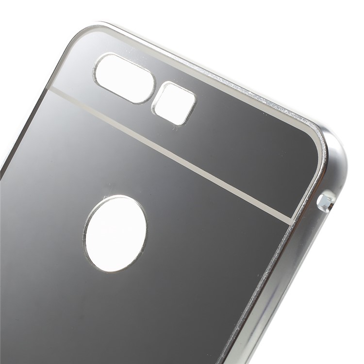 Sliding Metal Frame Plastic Shell Case for Huawei Honor 8 - Silver-7