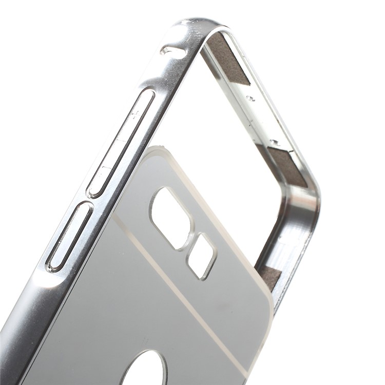 Sliding Metal Frame Plastic Shell Case for Huawei Honor 8 - Silver-8