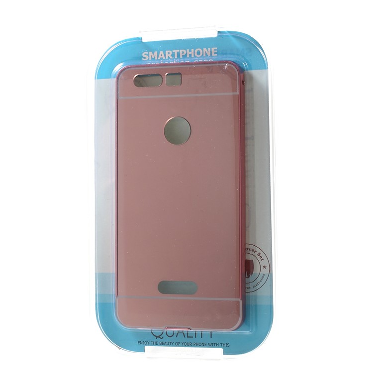 Sliding Metal Frame PC Case for Huawei Honor 8 - Rose Gold-10