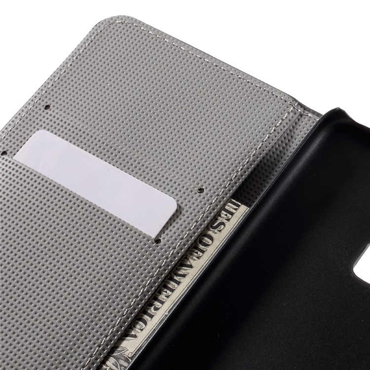 Leather Stand Case with Card Slots for Huawei Honor 5C / GT3 - Hearts and Owls-11