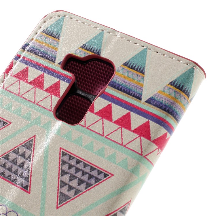 Leather Wallet Stand Case for Huawei Honor 5C / GT3 - Geometric Pattern-8