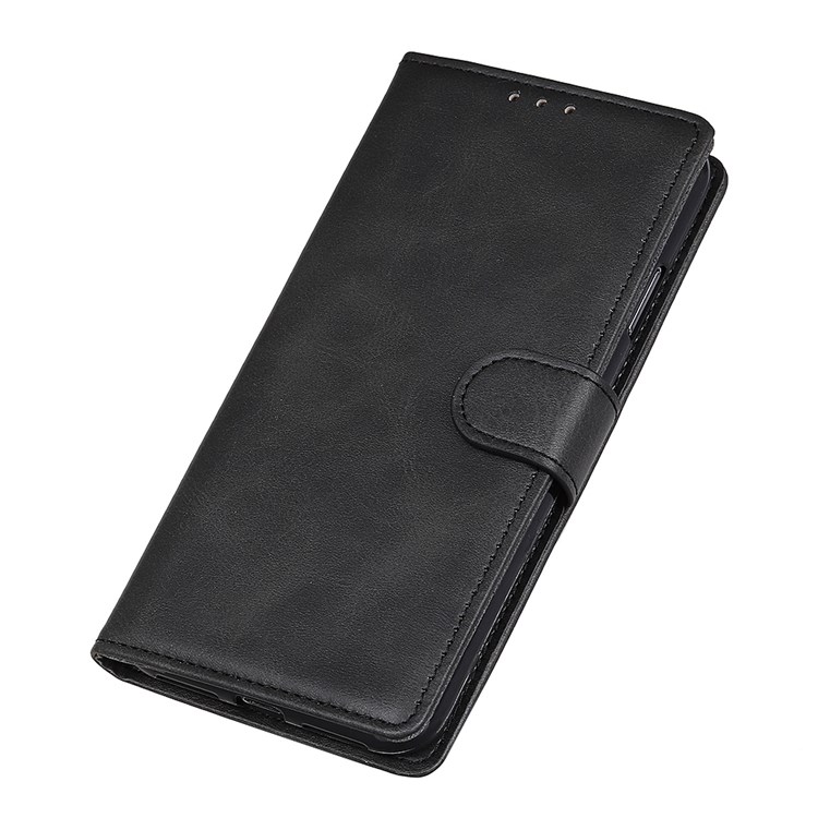 Stand Phone Case for Honor Magic4 Pro, PU Leather Anti-scratch Wallet Style Magnetic Cover - Black-4