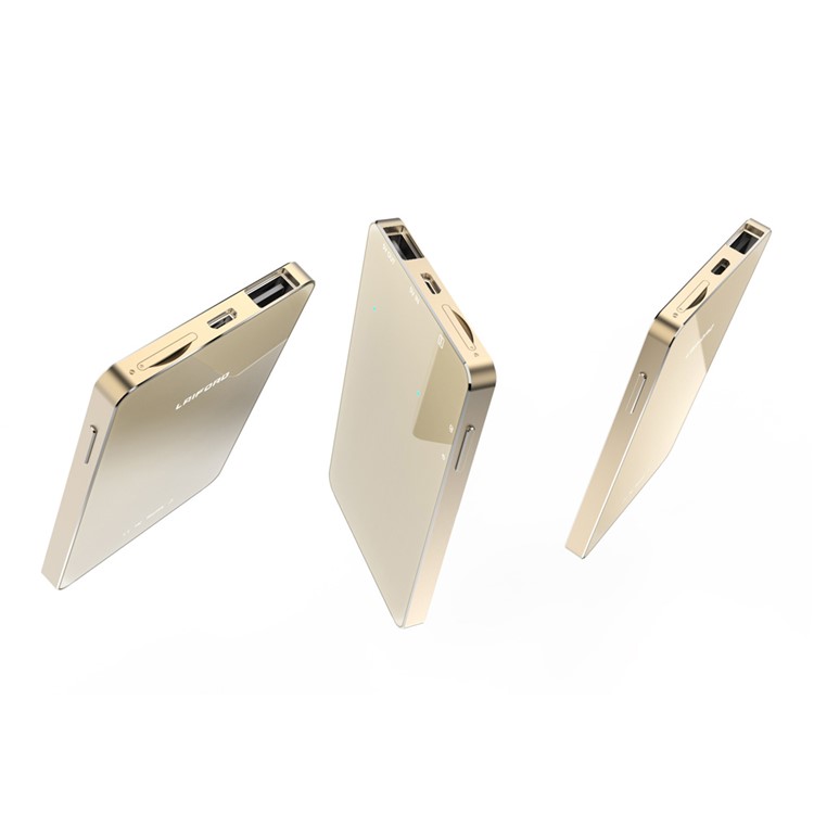 LAIFORD iCharge C10 Bluetooth 4.0 Dual SIM Card Adapter + Power Bank 2-in-1 for iPhone 6s Plus - Gold Color-11
