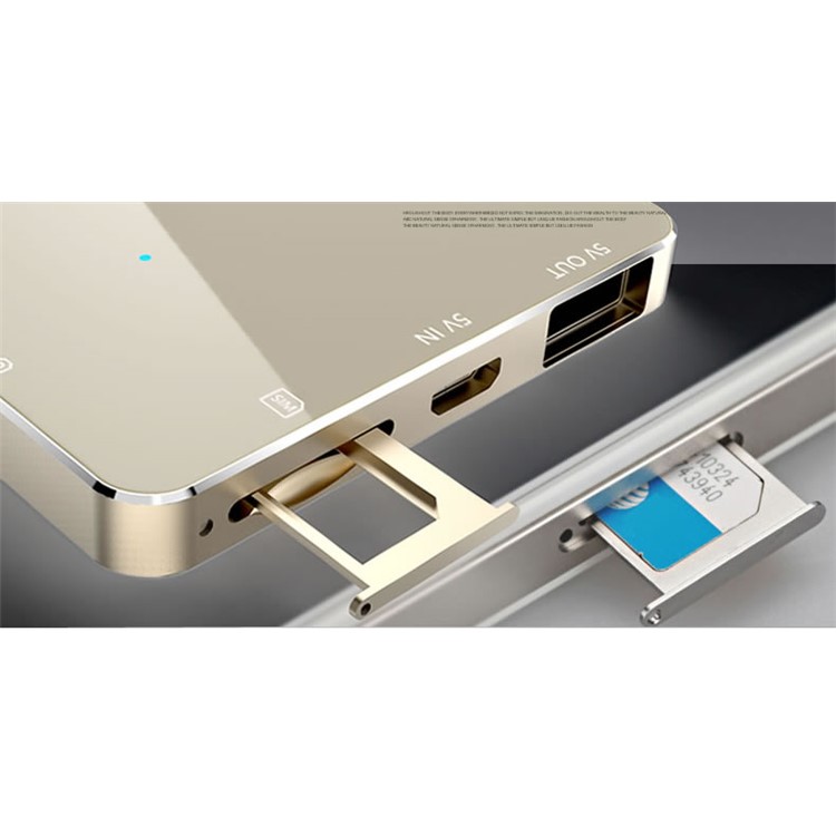 LAIFORD iCharge C10 Bluetooth 4.0 Dual SIM Card Adapter + Power Bank 2-in-1 for iPhone 6s Plus - Gold Color-13