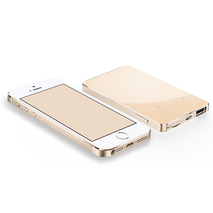 LAIFORD iCharge C10 Bluetooth 4.0 Dual SIM Card Adapter + Power Bank 2-in-1 for iPhone 6s Plus - Gold Color-3