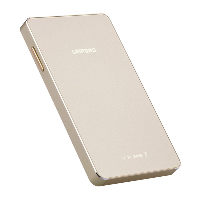 LAIFORD iCharge C10 Bluetooth 4.0 Dual SIM Card Adapter + Power Bank 2-in-1 for iPhone 6s Plus - Gold Color-7