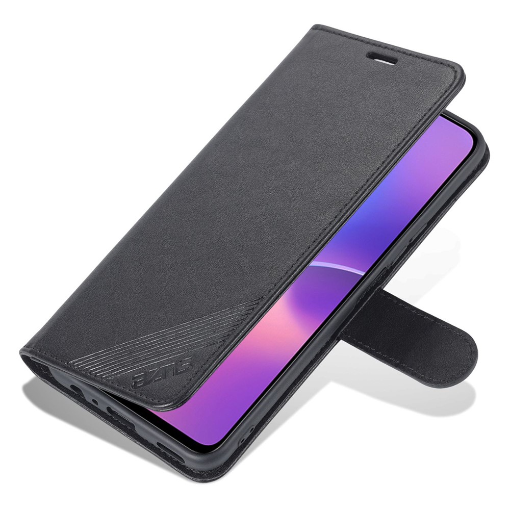 AZNS For Honor X8/X30i Textured Leather Magnetic Protective Book Flip Cover Viewing Stand Wallet Magnetic Cover - Black-7