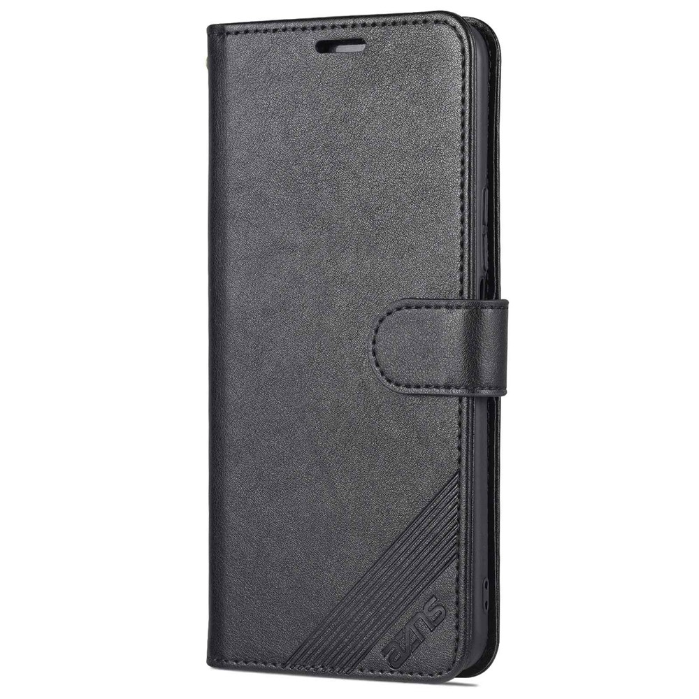 AZNS For Honor X8/X30i Textured Leather Magnetic Protective Book Flip Cover Viewing Stand Wallet Magnetic Cover - Black-9