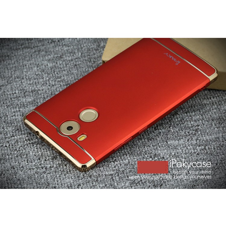 IPAKY 3-In-1 Electroplating PC Hard Back Shell for Huawei Mate 8 - Red-4
