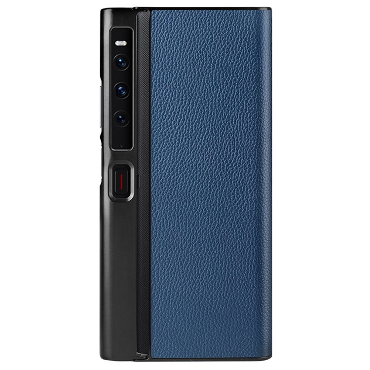 Silk Grain Folio Stand Leather Case with Card Slot for Huawei Honor 8 - White-1
