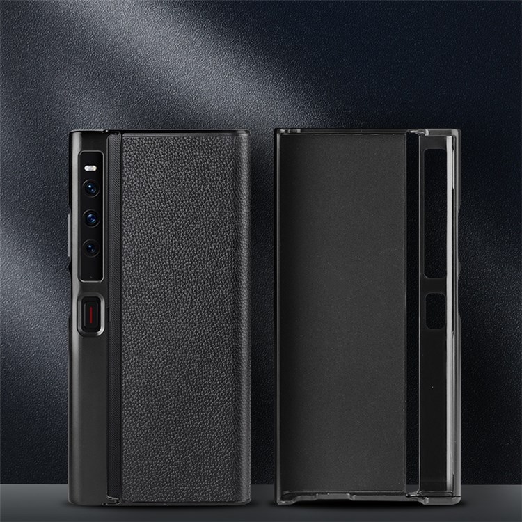 Silk Grain Folio Stand Leather Case with Card Slot for Huawei Honor 8 - White-4