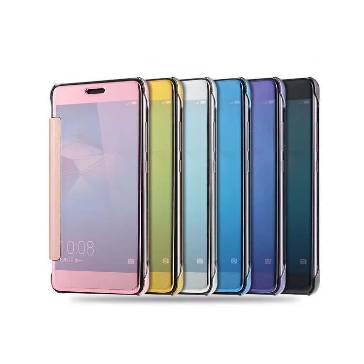 Plating Plastic Leather Case for Huawei Honor 5C / GT3 - Silver-6