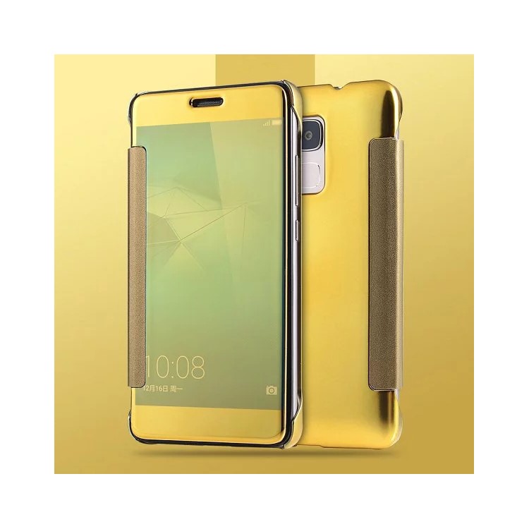 PC Electroplating Mirror Case for Huawei Honor 5C / GT3 - Gold-1