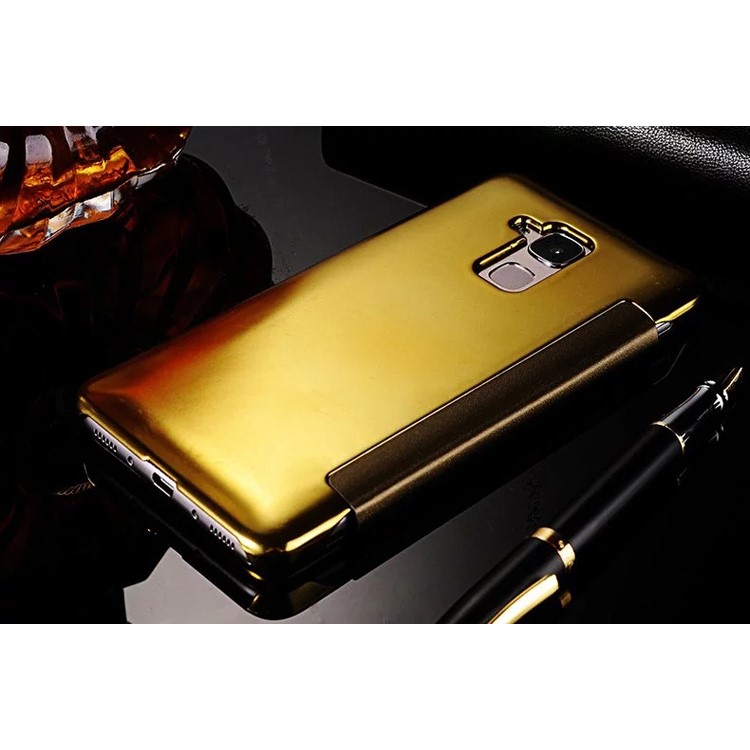 PC Electroplating Mirror Case for Huawei Honor 5C / GT3 - Gold-11
