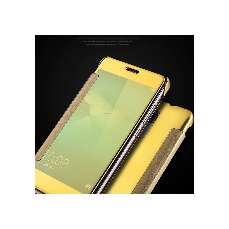 PC Electroplating Mirror Case for Huawei Honor 5C / GT3 - Gold-4