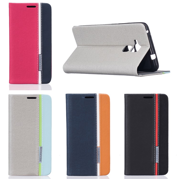 Two-color Leather Stand Case for Huawei Honor 5C / GT3 - Black-7