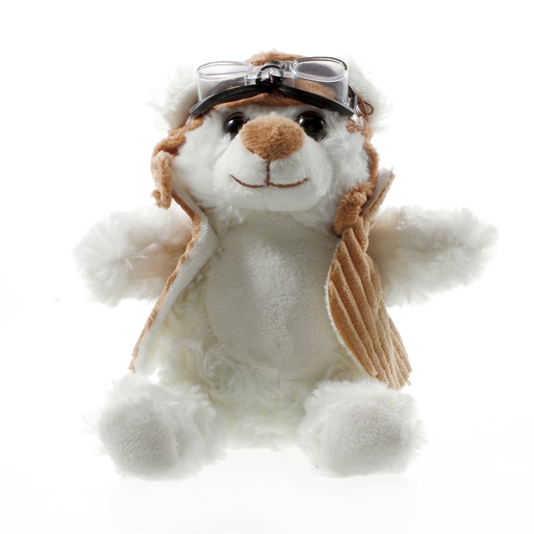 Pilot Bear Plush Toy Shape 10000mAh Power Bank Battery Charger for iPhone Samsung Sony LG-2