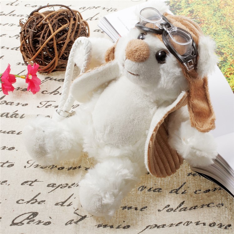Pilot Bear Plush Toy Shape 10000mAh Power Bank Battery Charger for iPhone Samsung Sony LG-8